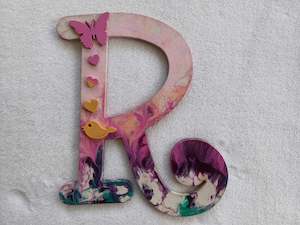 Painted Shapes Clearance Discontinued Lines: R - Single Letter