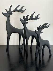 Standing Black Reindeeer