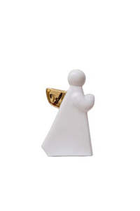 Christmas Decorations: Porcelain Angel Side Pose