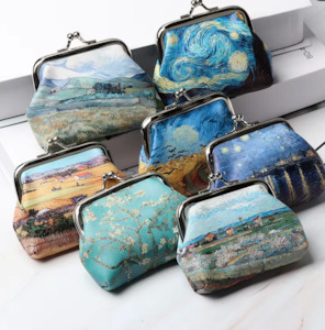 Gifts For Her: Van Gogh inspired wee Coin Purse