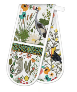 Michel Design Works Wild Lemon Double Oven Gloves