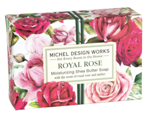 Michel Design Works Royal Rose Single Boxed Soap