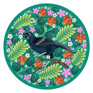 New Zealand Designed Catherine Marion - North Island Kokako Jigsaw Puzzle