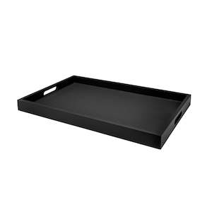 Broste Tray Sarah Large Black