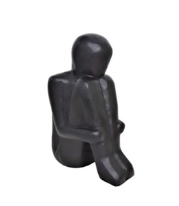 Wooden Sitting Figure