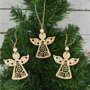 Larger - Timber Vintage Style Christmas Decorations