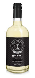 Food processing machinery: Cocktail Club Range - Gin Sour 700ml x6 Bottles 17% ALC