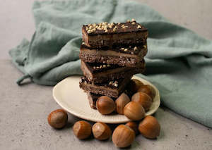 Chocolate Hazelnut Slice