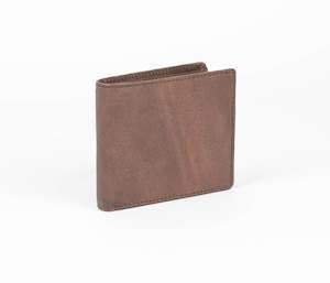 Avenue Mens Leather Wallet The Cadet Brown