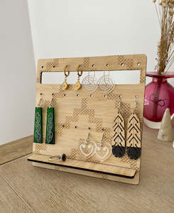 Small Earring Stand - Tukutuku