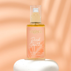 Peach Smoothie Hydrating Organic Body Oil Malsea Body Co