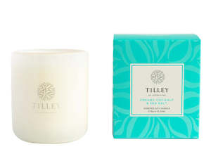 Tilley | Candle 375gm | Creamy Coconut & Sea Salt