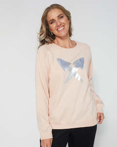 Stella + Gemma | Sweater | Blush Silver Arrows