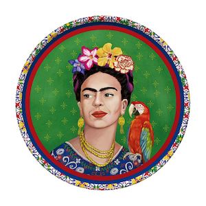 La La Land I Celebration Tray | Frida With Parrot