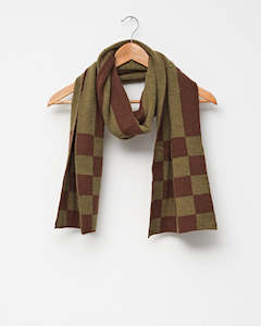 Gift: Stella + Gemma | Scarf Check + Stripe | Olive