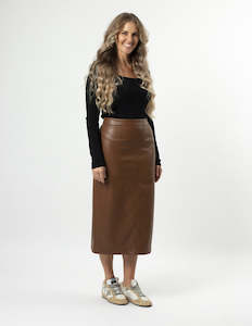 Gift: Stella & Gemma | Josie Skirt | Mocha