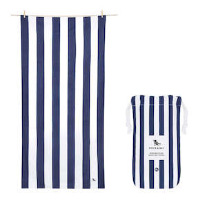 Dock & Bay | Beach Towel | 100% Recycle | Whitsunday Blue