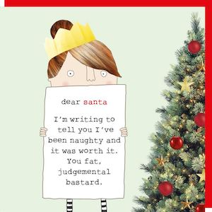 Rosie Made A Thing | Christmas Card | Dear Santa... I'm writing to tell you…