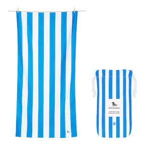 Gift: Dock & Bay | Beach Towel | 100% Recycle | Bondi Blue