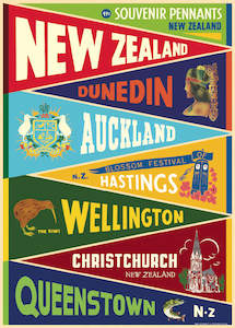 Cavallini & Co | Wrap or Print | NZ Pennant Flag