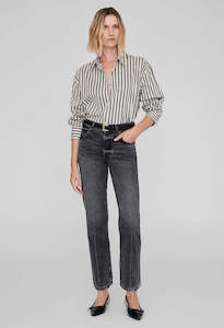 Plaza Shirt - Black And Tan Stripes