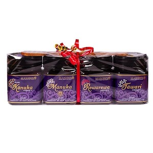 Honeys of Te Urewera Range 4 x 250g – Gift Pack