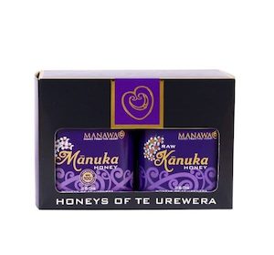 Honey manufacturing - blended: Mānuka MG100+ & Raw Kānuka Honey Gift Pack – 2 x 250g