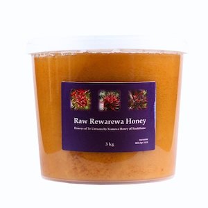 Honey manufacturing - blended: Raw Rewarewa Honey 3kg