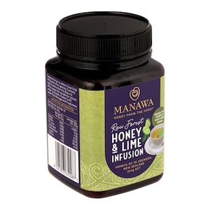 Honey manufacturing - blended: Raw Forest Honey & Lime Infusion 500g