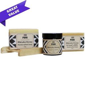 PUHI Mānuka Honey Healing Balm & Soaps