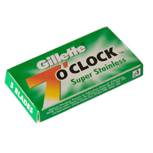 Gillette 7 o'clock Super Stainless razor blades 5 pack