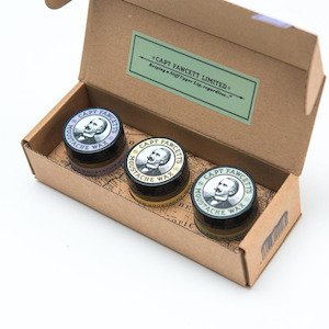 Captain Fawcett's Moustache Wax Cornucopia Gift Set