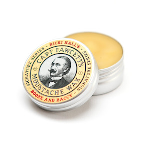 Captain Fawcett's Ricki Hall Booze and Baccy Moustache Wax