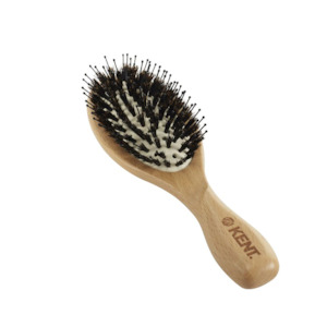 KENT LPF1 "Pure Flow" Vented Oval Cushion Bristle Nylon Mix Hairbrush