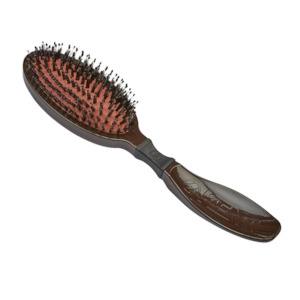 KENT Curve Vegan-Friendly Static-Resistant Oval Cushion Hairbrush