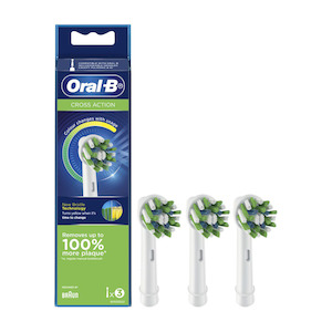 Oral-B Cross Action Refills - 3 pack