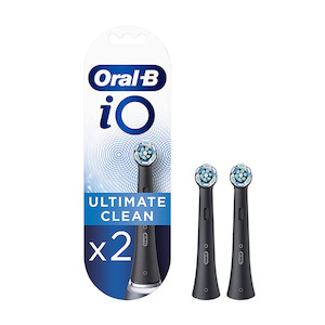 Internet only: Oral-B iO Ultimate Clean 2 Pack Refills, Black