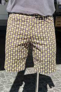 Menswear: Austin Short Yellow Diamond