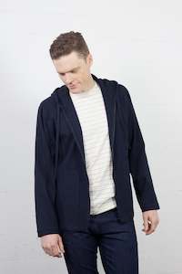 Menswear: Drawstring Hoodie Zig Zag