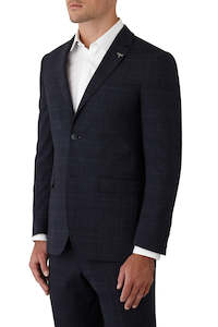 Menswear: GIB Suit Dark Navy Check