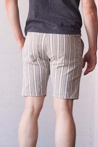 Menswear: Vida Short Sandy Stripe