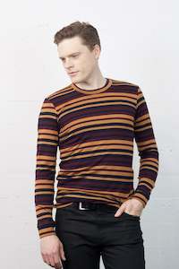 Akin Crew Merino Stripe