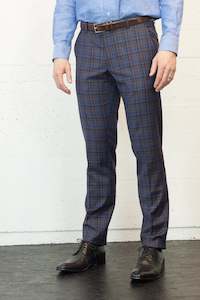 JB Rust & Navy Trouser