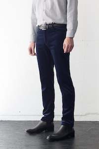 Menswear: Impala Jean Navy Velvet