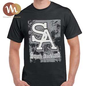 T-Shirts: QUALITY SCREENPRINTED 100% COTTON SOUTH AUCKLAND T. SHIRTS