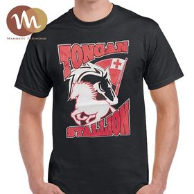 Women Pairs Puletasis: QUALITY TONGAN STALLION PRINTED T.SHIRTS