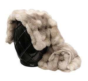 Latte' Faux Fur Throw