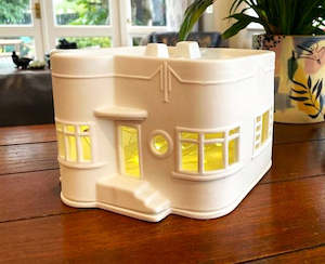 Art Deco Tealight House