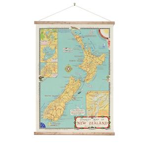 Wall Chart NZ Dominion 800 w