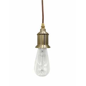 Industrial Brass Single Lamp Fitting